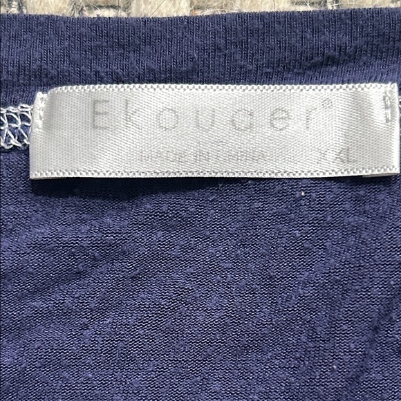 Ekouaer Blue & White Dandelion Womens Long Sleeve Pajama Set XXL - Picture 2 of 2